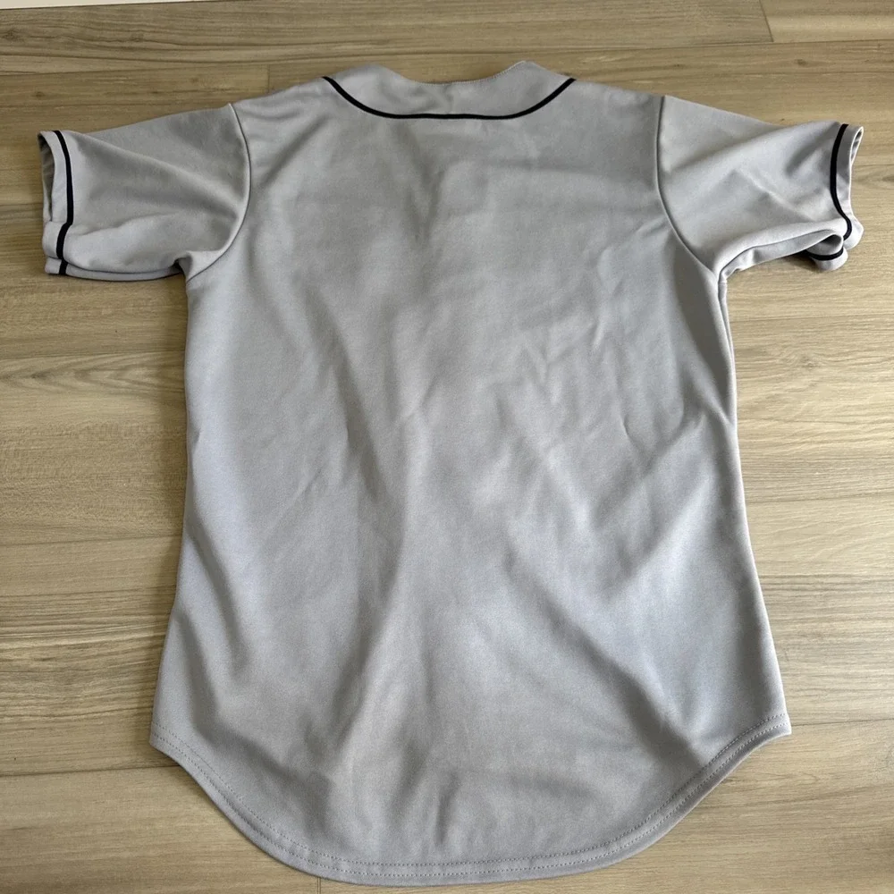 Majestic Cleveland Indians‎ Jersey vtg vintage grey jersey OG MLB baseball Small - Picture 8 of 10